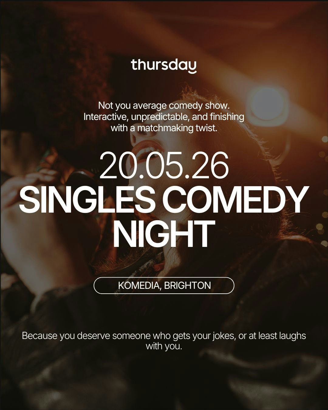 Wednesday | Singles Comedy Night | Komedia, Brighton