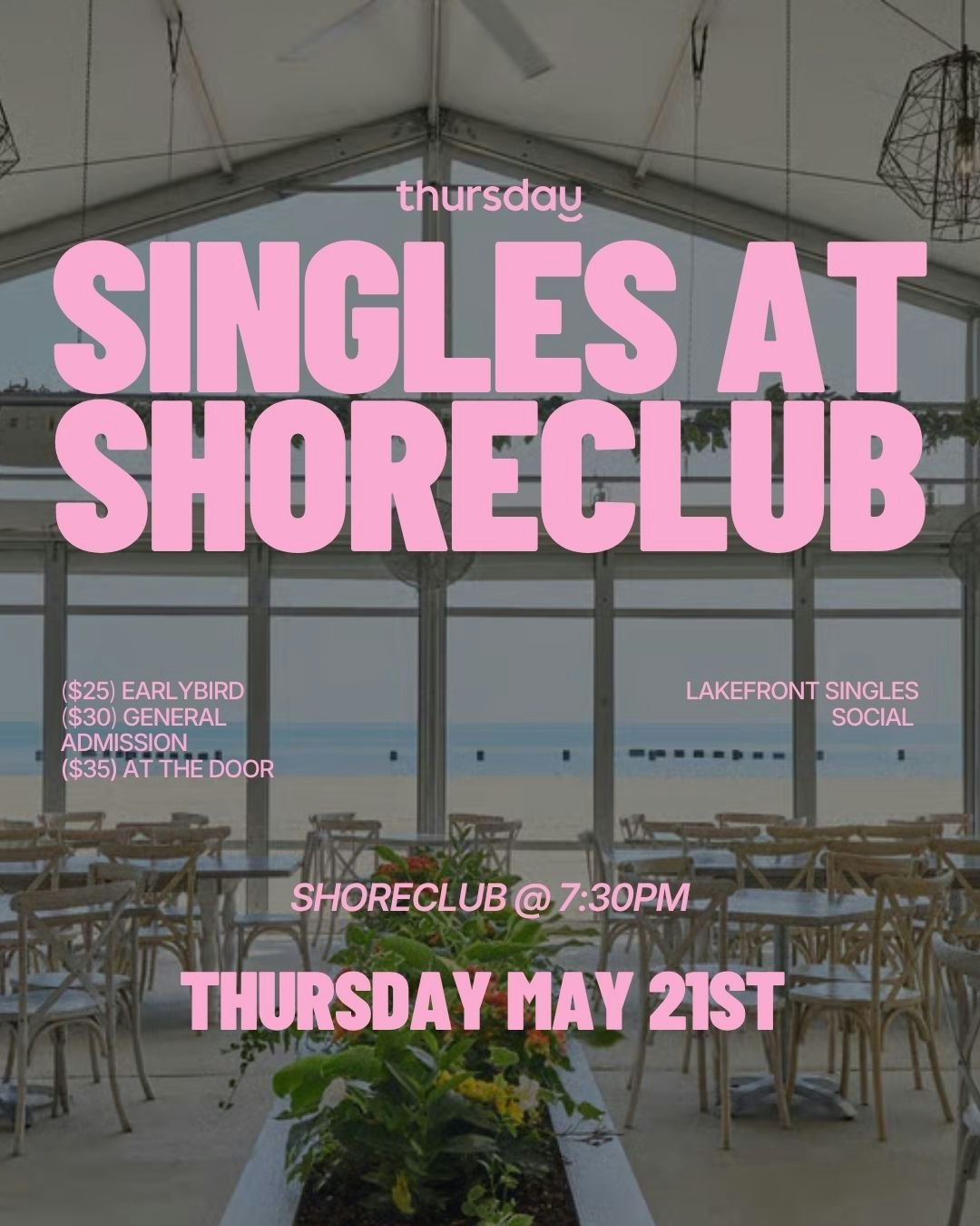 Thursday | Singles @ Shoreclub 🏖 | Shoreclub