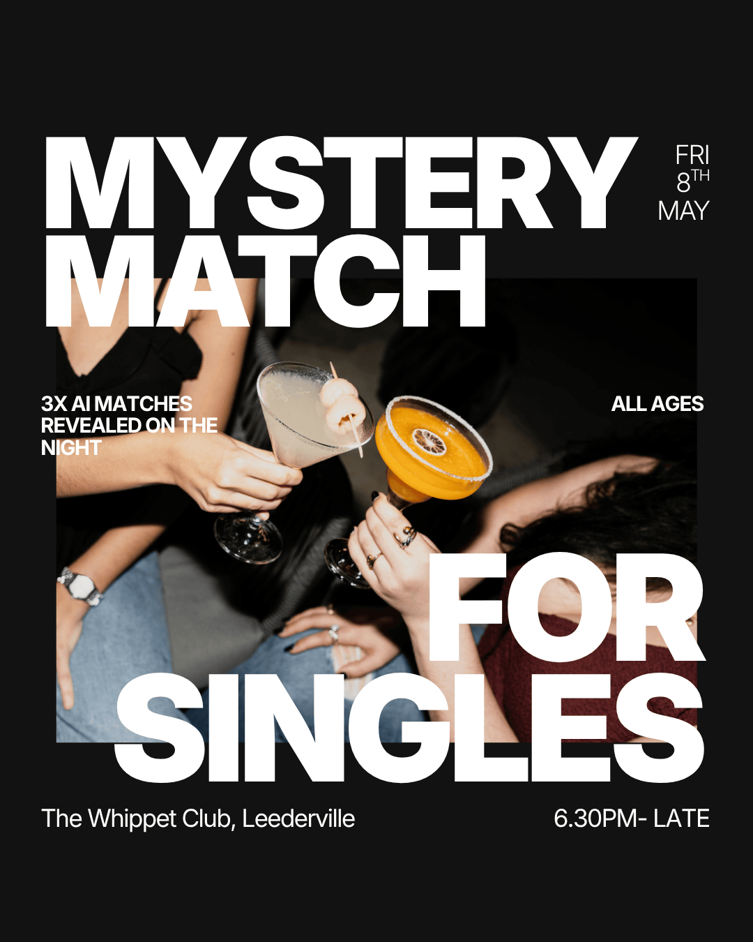 Friday | 3x Mystery Matches, Friday Night – The Whippet Club | Leederville (All Ages)