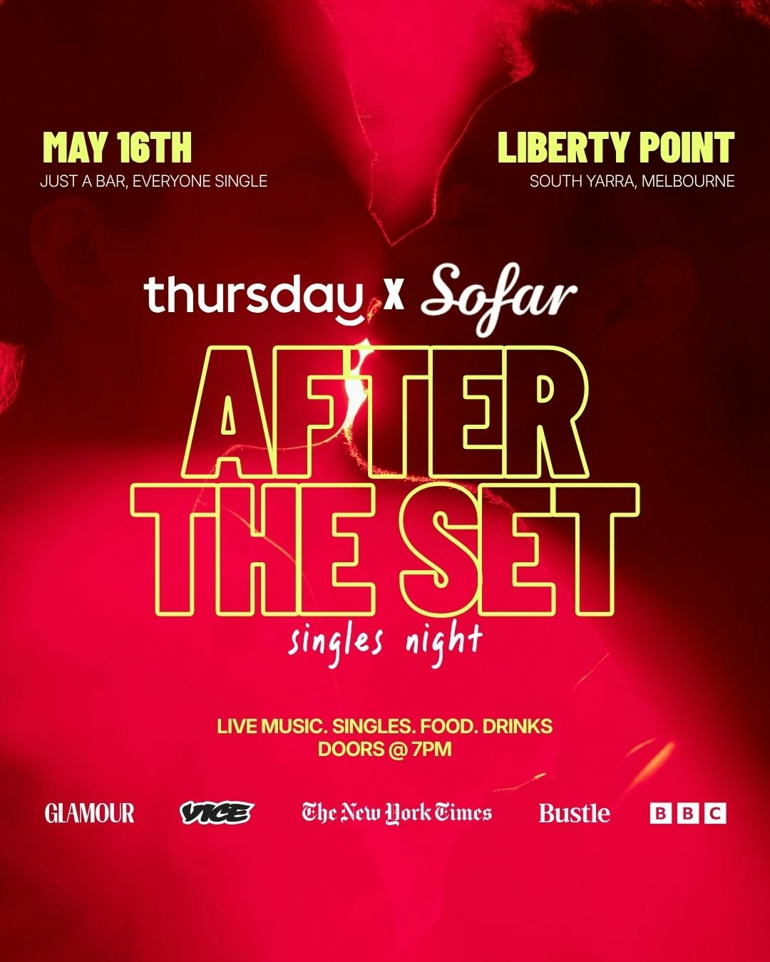 Saturday | Thursday x Sofar Sounds: After The Set Singles Night | Philadelphia
