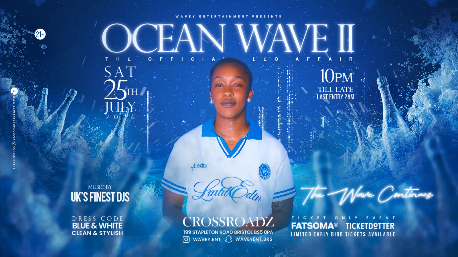 Ocean Wave II at Crossroadz, Bristol on 25th Jul | Fatsoma