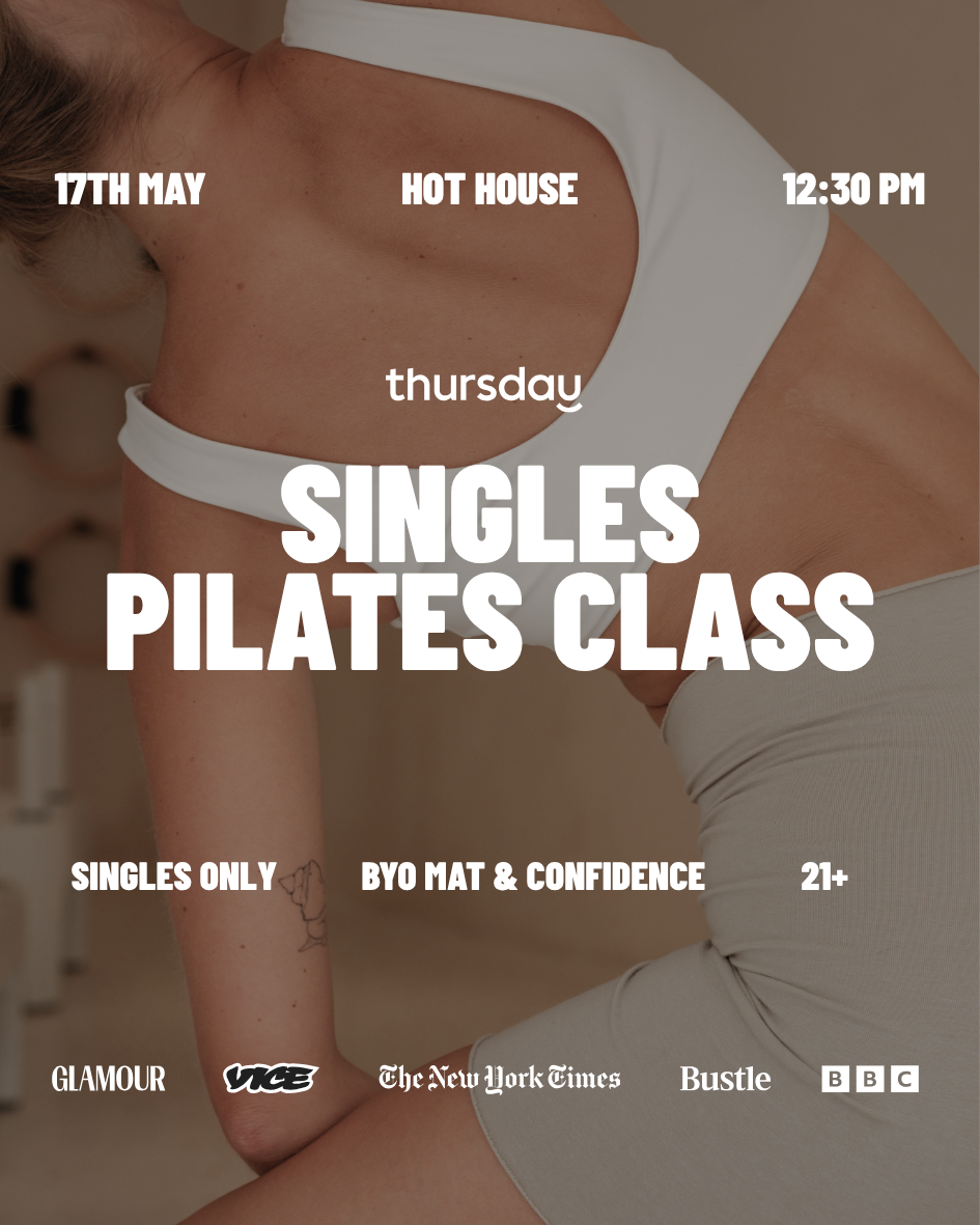 THURSDAY | SINGLES MAT PILATES | 📍HOTHOUSE MINNEAPOLIS