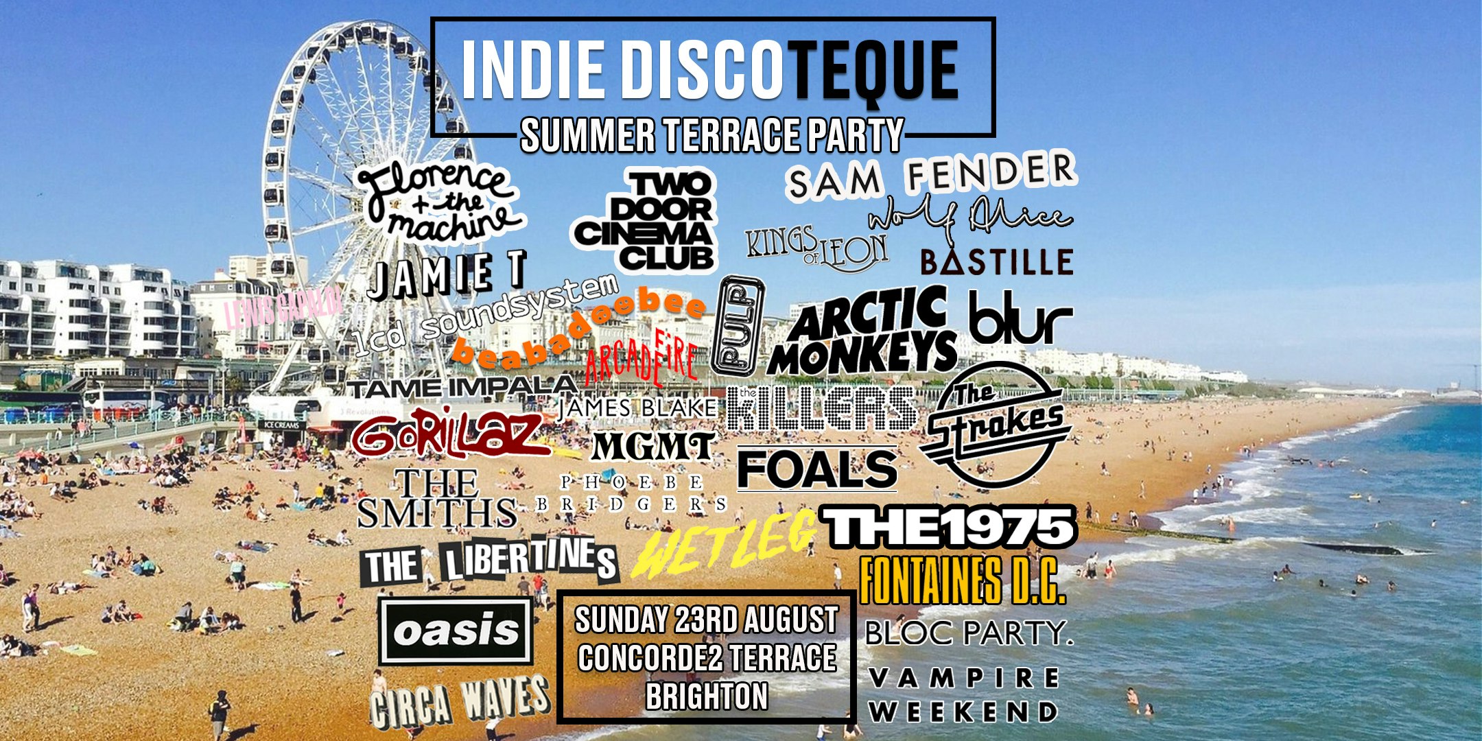 Indie Discoteque Summer Terrace Party (Brighton)