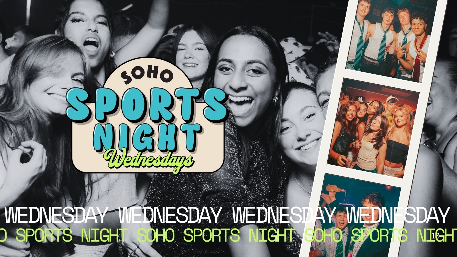 Your Official Soho Sports Night | Wednesday 29th April | Soho Rooms Newcastle