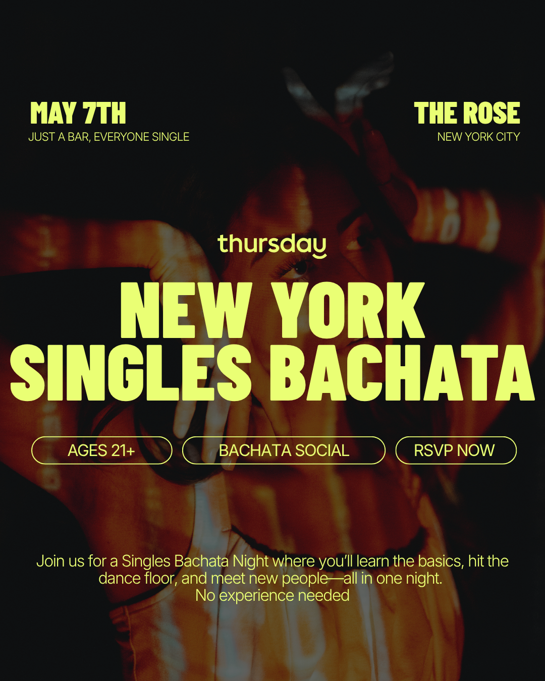 Thursday | The Rose NYC  (Bachata Night) | NYC