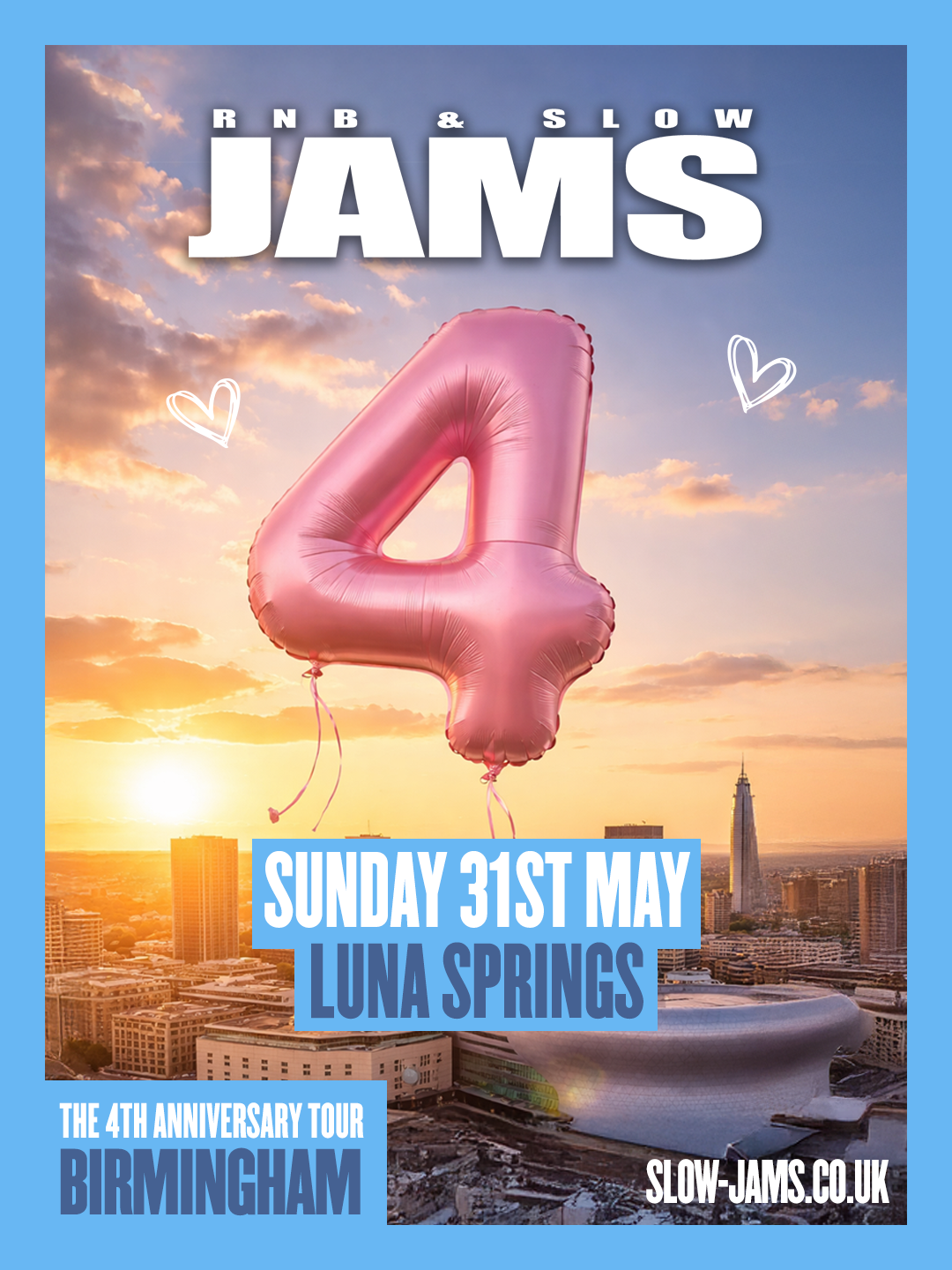 RnB & Slow Jams 4th Birthday – Birmingham