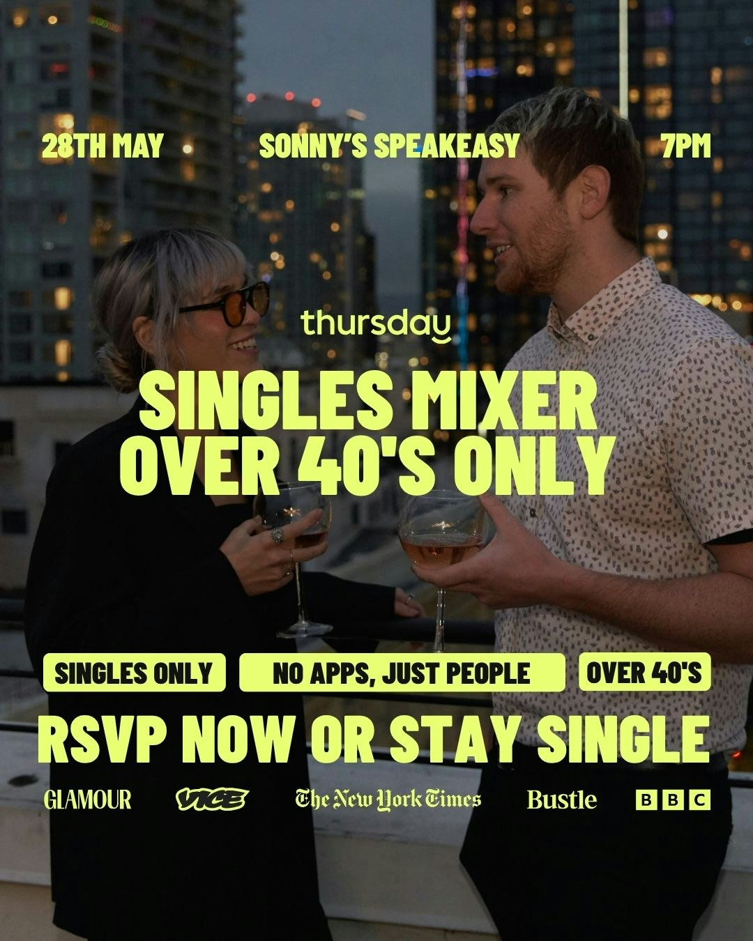 Thursday | Sonny’s Speakeasy (40+) | Bournemouth