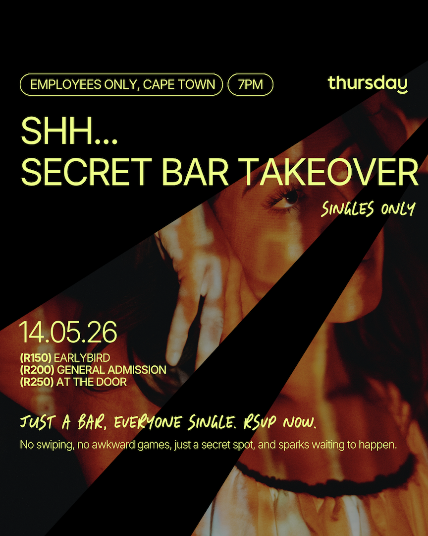 Thursday | Secret Cocktail Bar | Cape Town