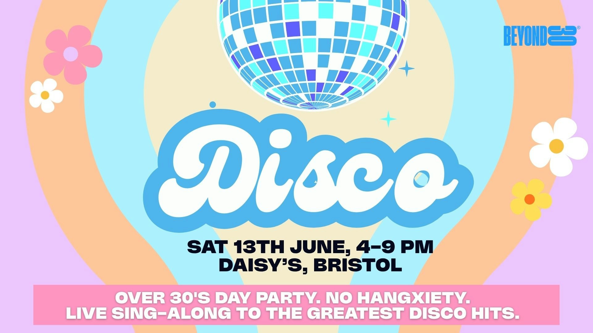 OVER 30 DAYTIME 70s & 80s DISCO – BRISTOL ⭐