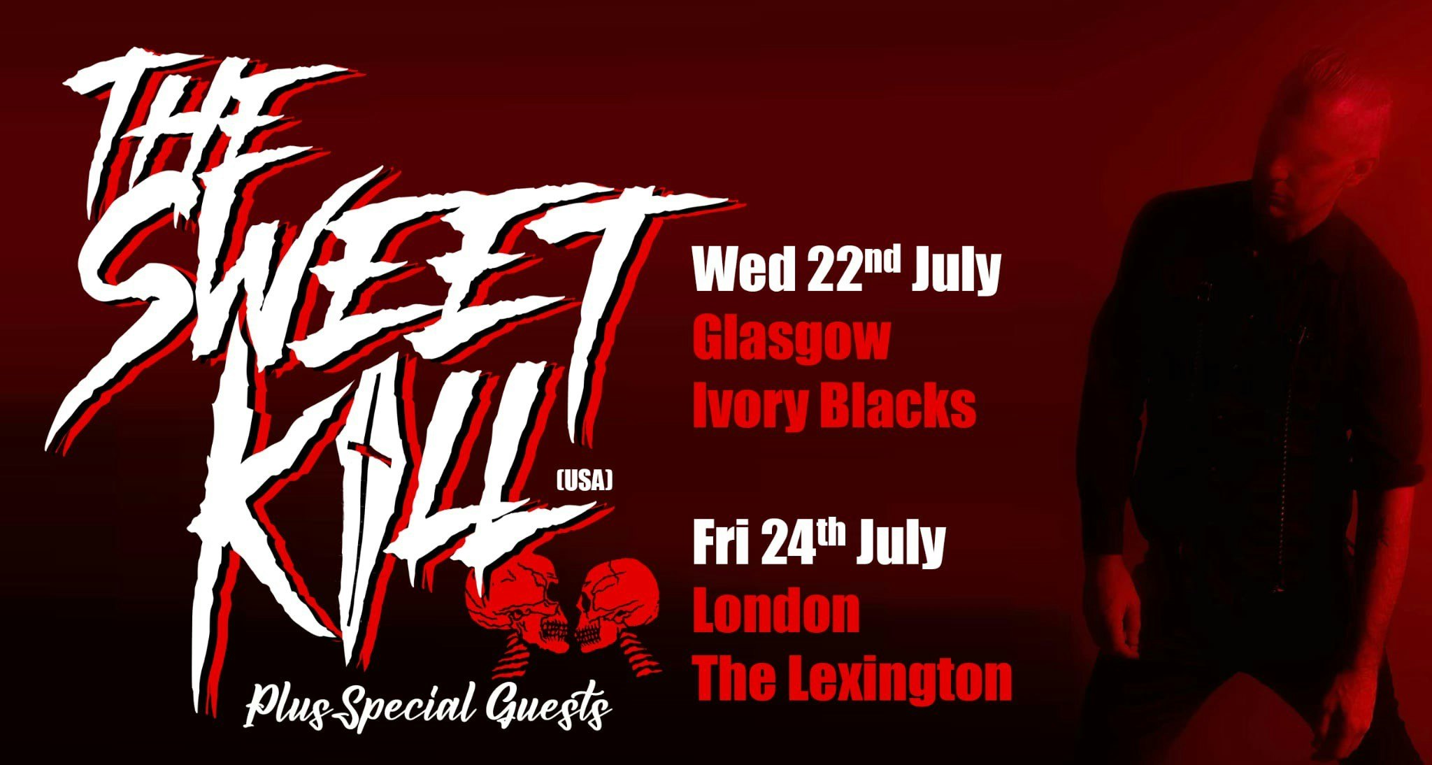 Stigmata Presents LA’s post punk stalwarts: THE SWEET KILL (US) Plus Supports