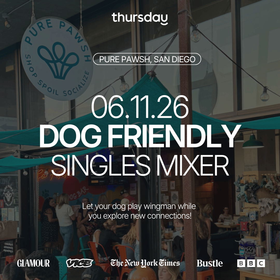 THURSDAY | DOG LOVERS SINGLES MIXER  | SAN DIEGO