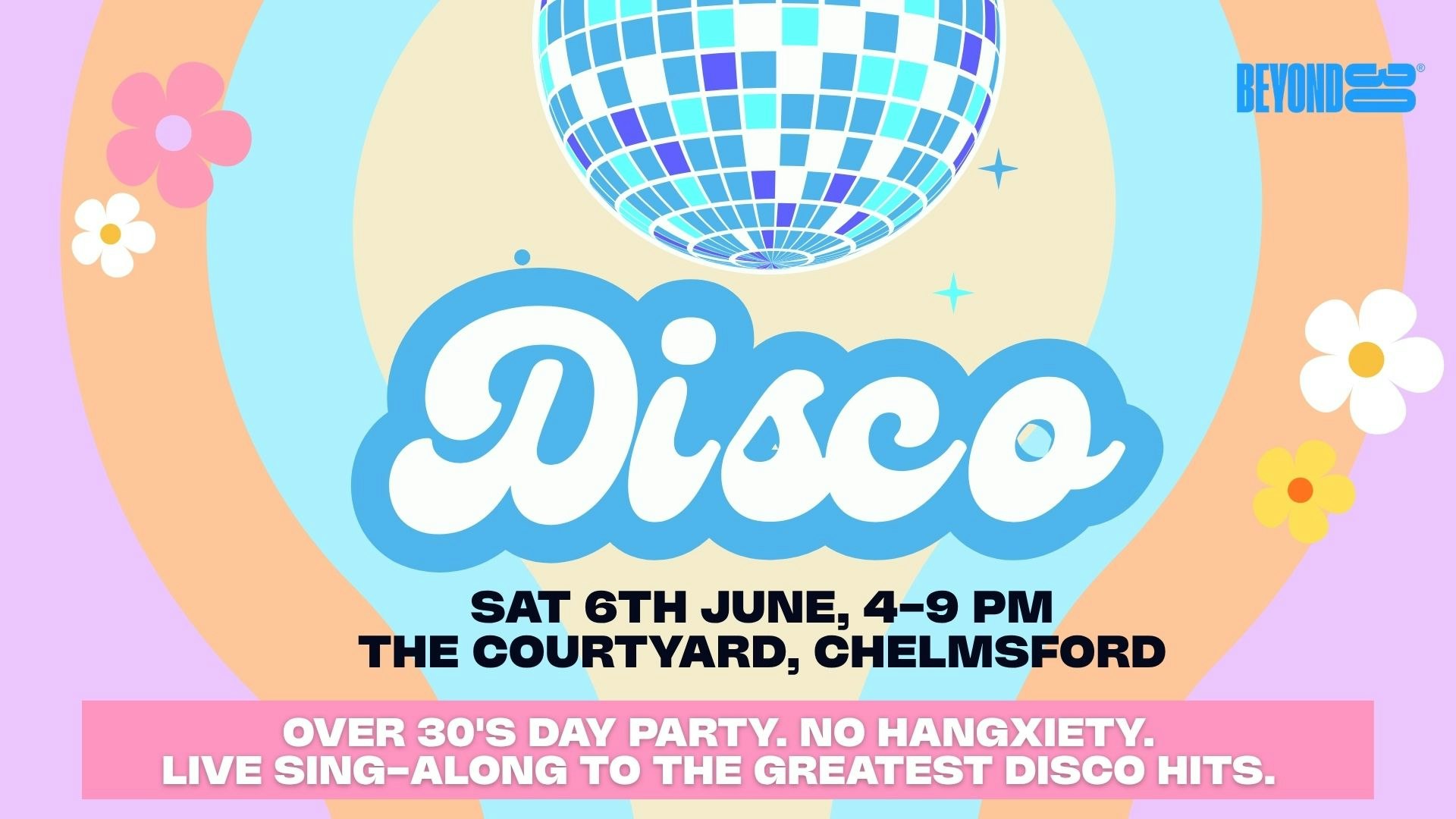 OVER 30 DAYTIME 70s & 80s DISCO – CHELSMFORD ⭐