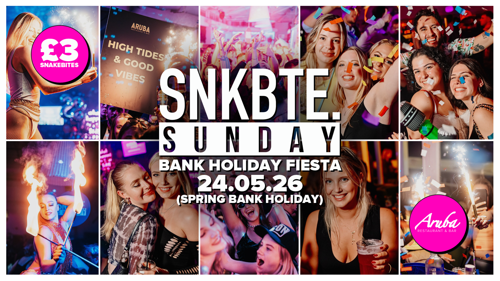 Bank Holiday Sunday @Aruba // Bank Holiday Fiesta • 24.05.26