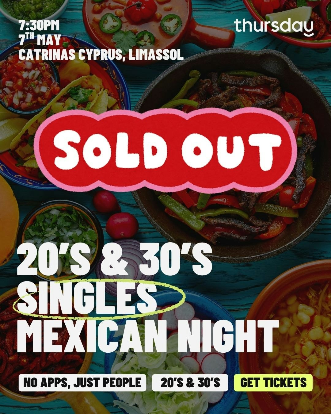 Thursday | Mexican Dinner (23-39) | Limassol