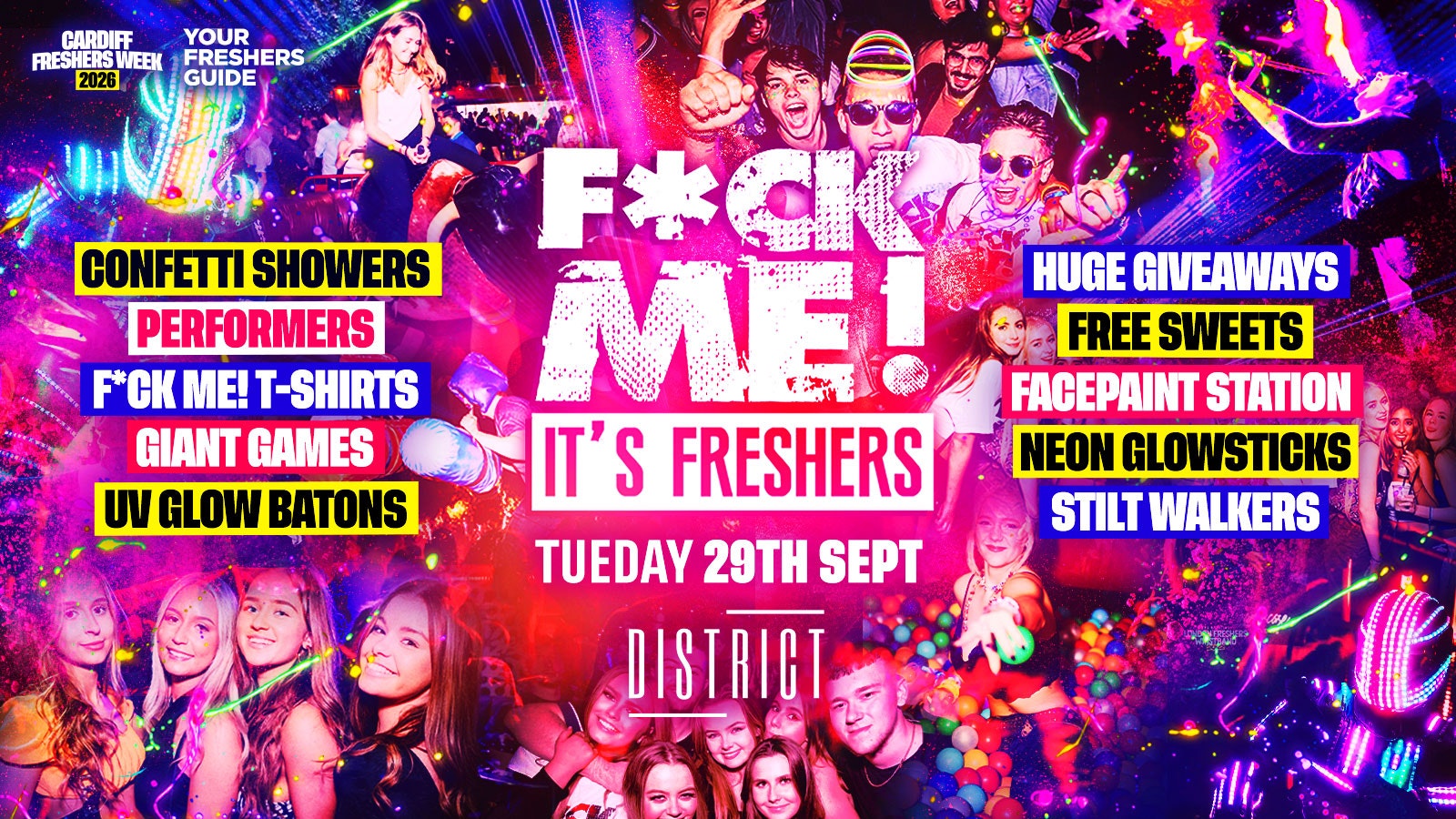 F*CK ME It’s Freshers | Cardiff Freshers 2026 – Third Release Selling Fast ⚡️