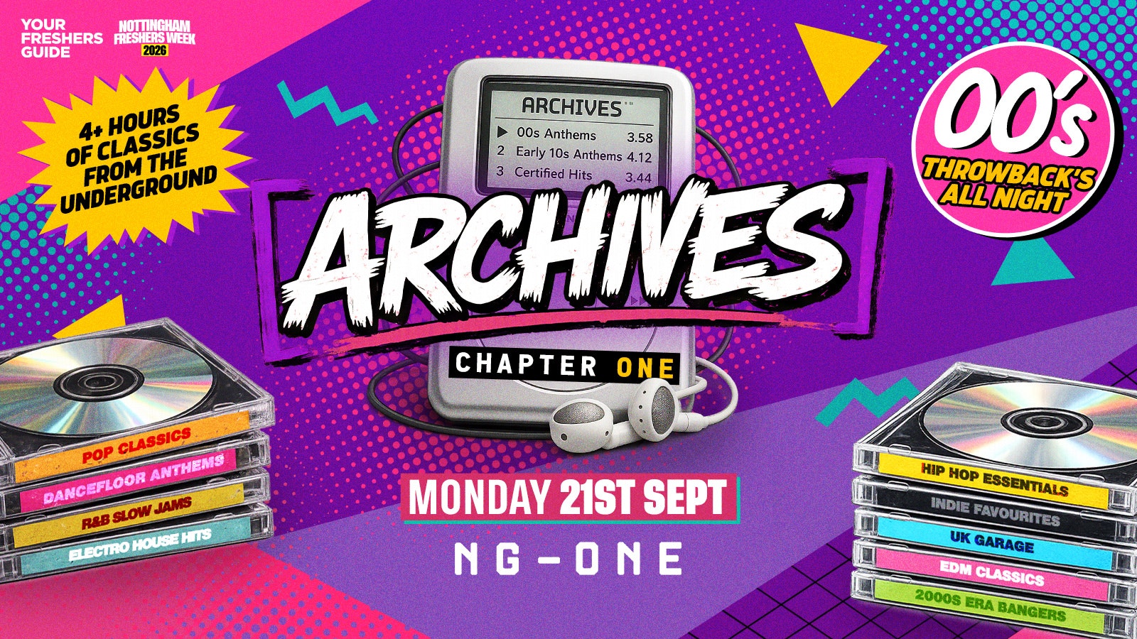 ARCHIVES – The UK’s Newest Throwback Party | Nottingham Freshers 2026