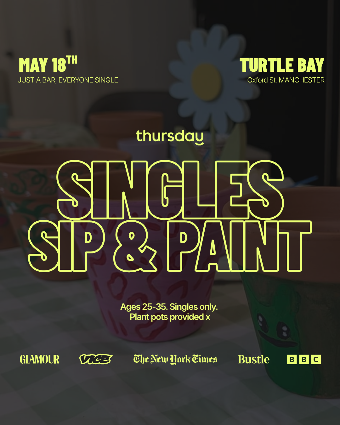 Monday | Sip & Paint | Manchester | book at thursday.com