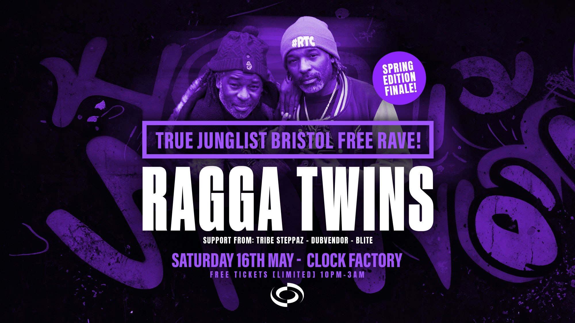True Junglist FREE RAVE [Spring Edition Finale] – Ragga Twins