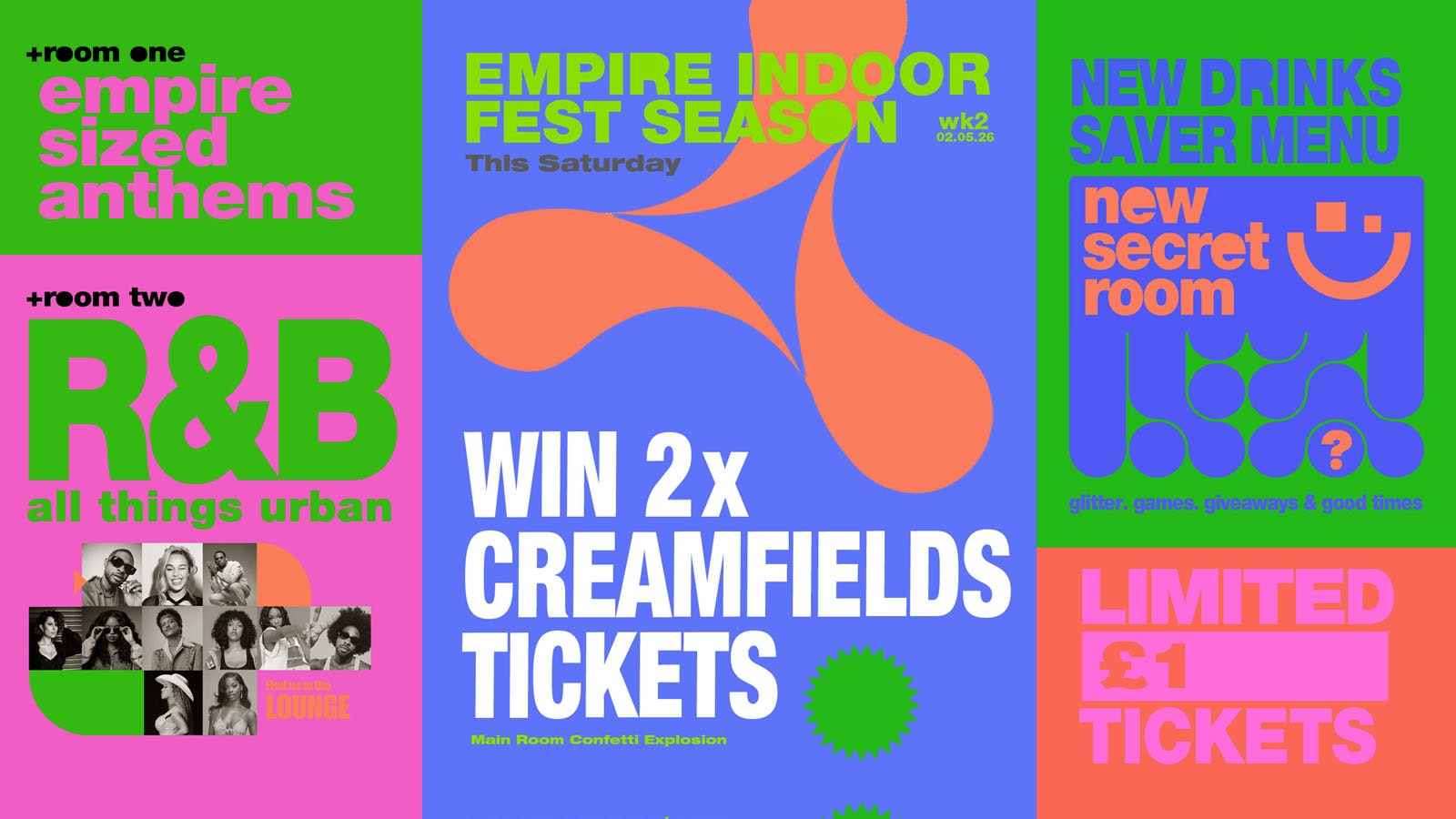 ONE EMPIRE pres. Creamfields Ticket Giveaway