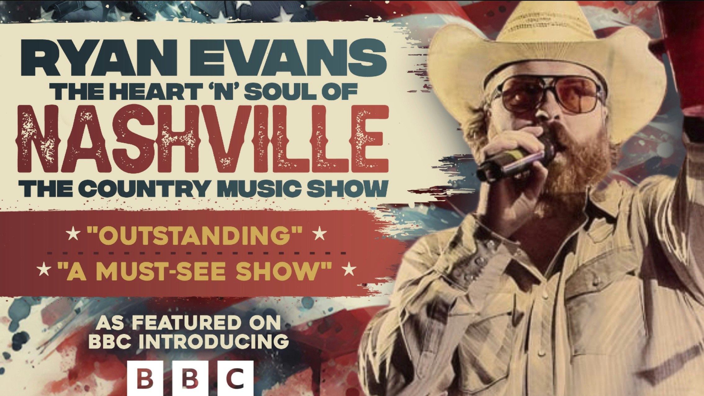 🤠 Nashville Country Show starring Ryan Evans and his live band