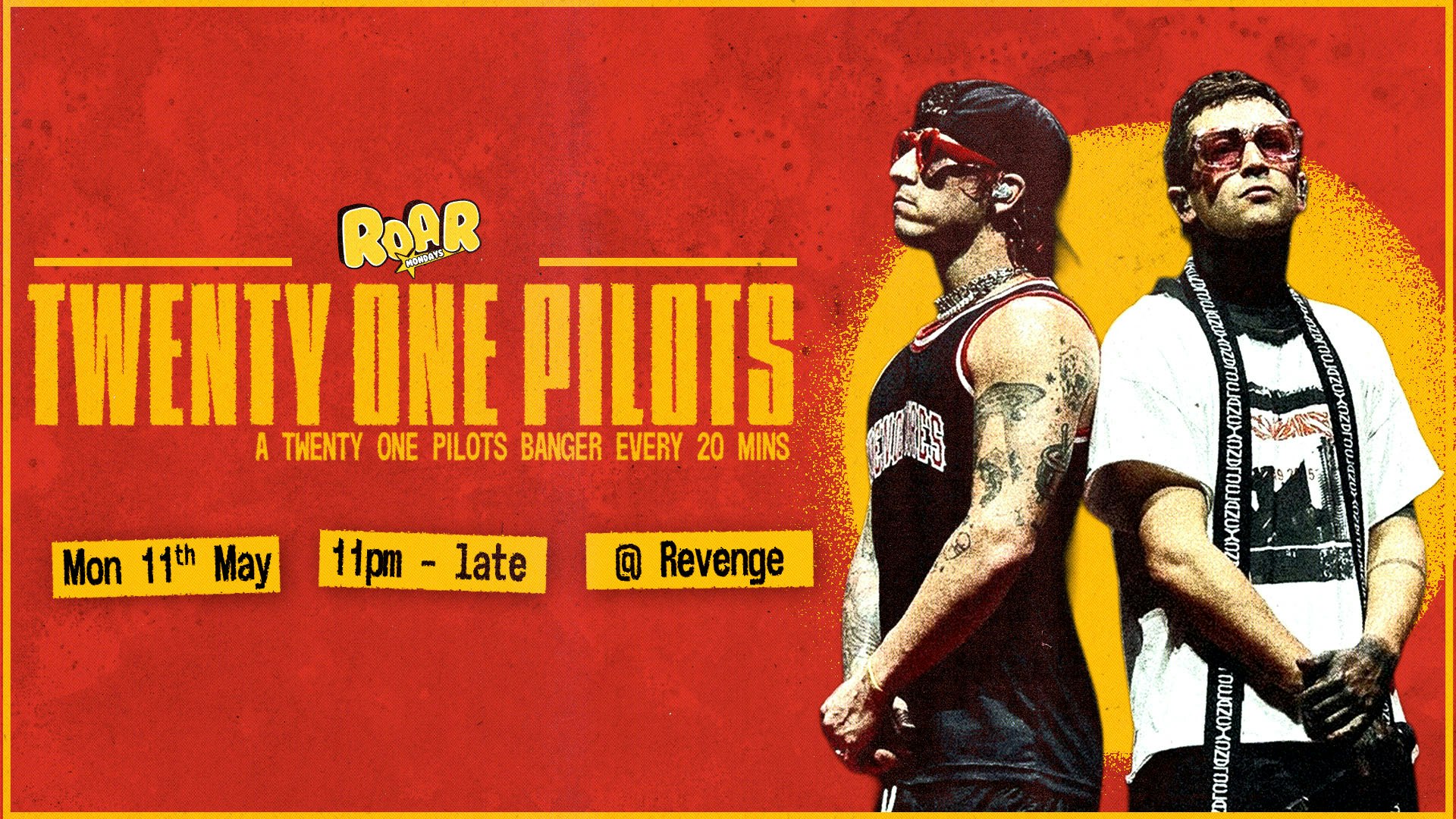 ROAR: Twenty One Pilots @ Revenge