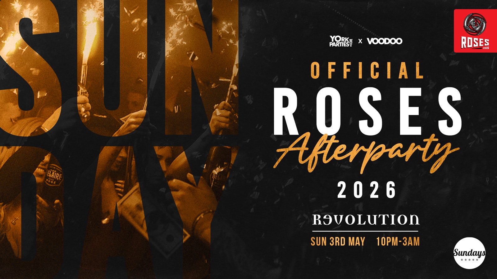 SUNDAY REVS Official Roses 2026 Afterparty 🎉