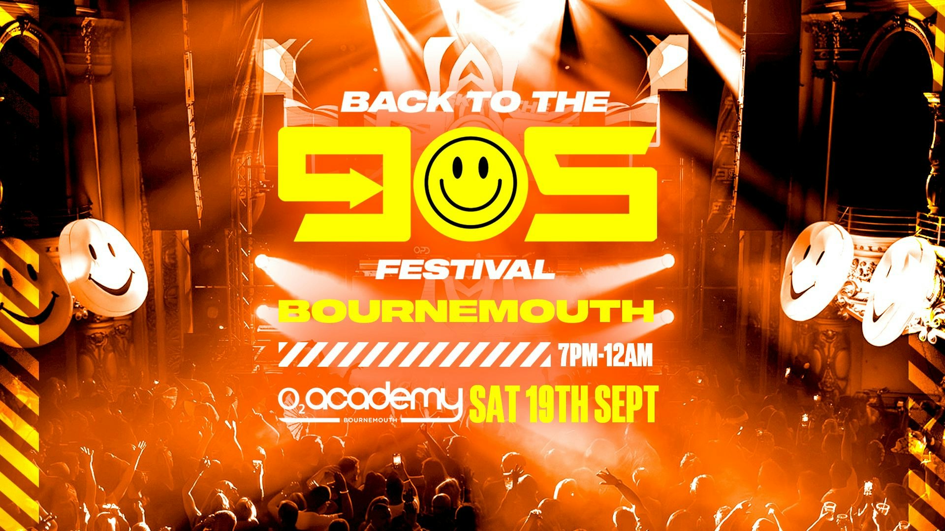 Back To The 90s Festival – Saturday 19th Sept – O2 Academy Bournemouth [PRE-SALE TICKETS ON SALE THURSDAY 9AM]