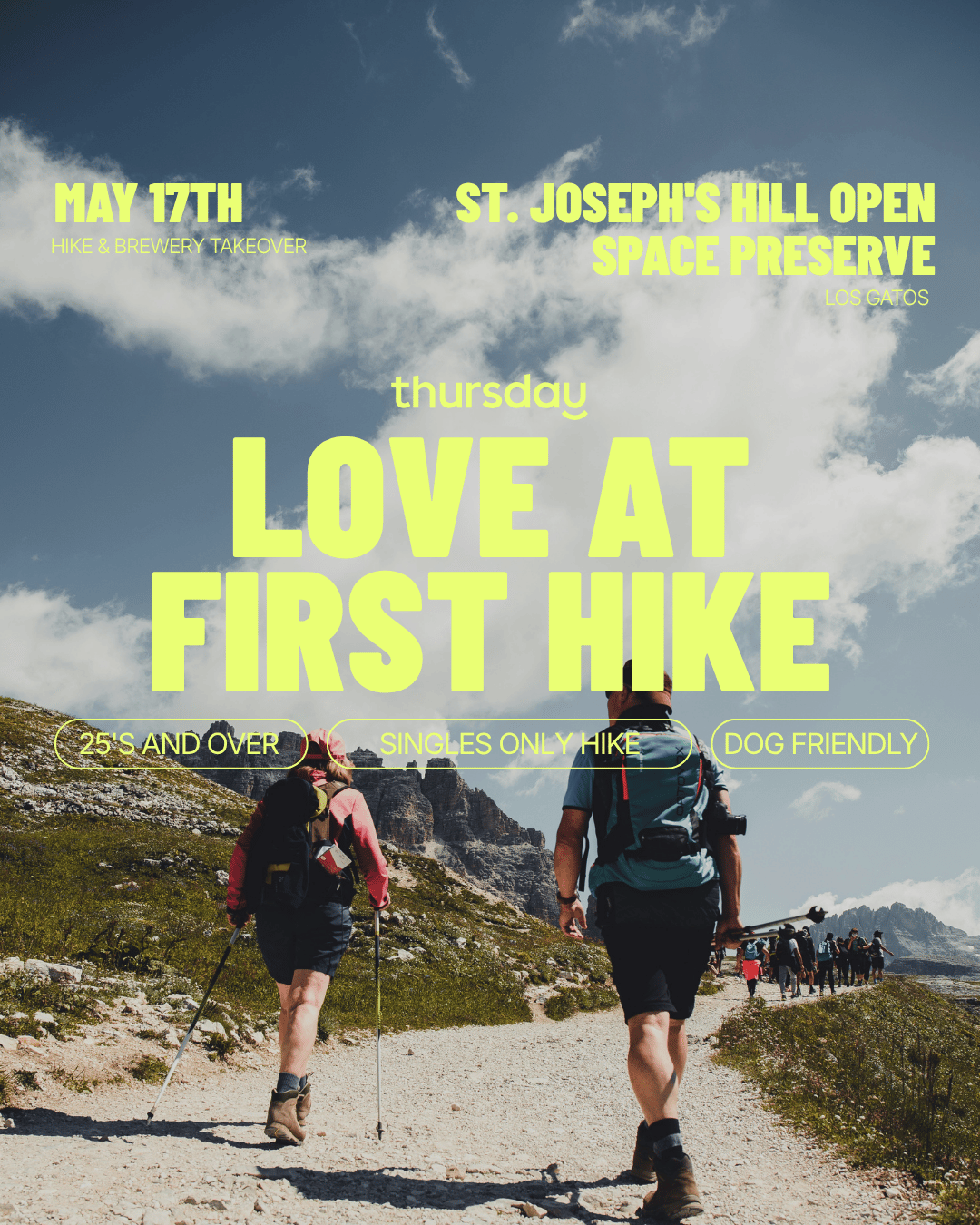 SUNDAY | LOVE AT FIRST HIKE | LOS GATOS