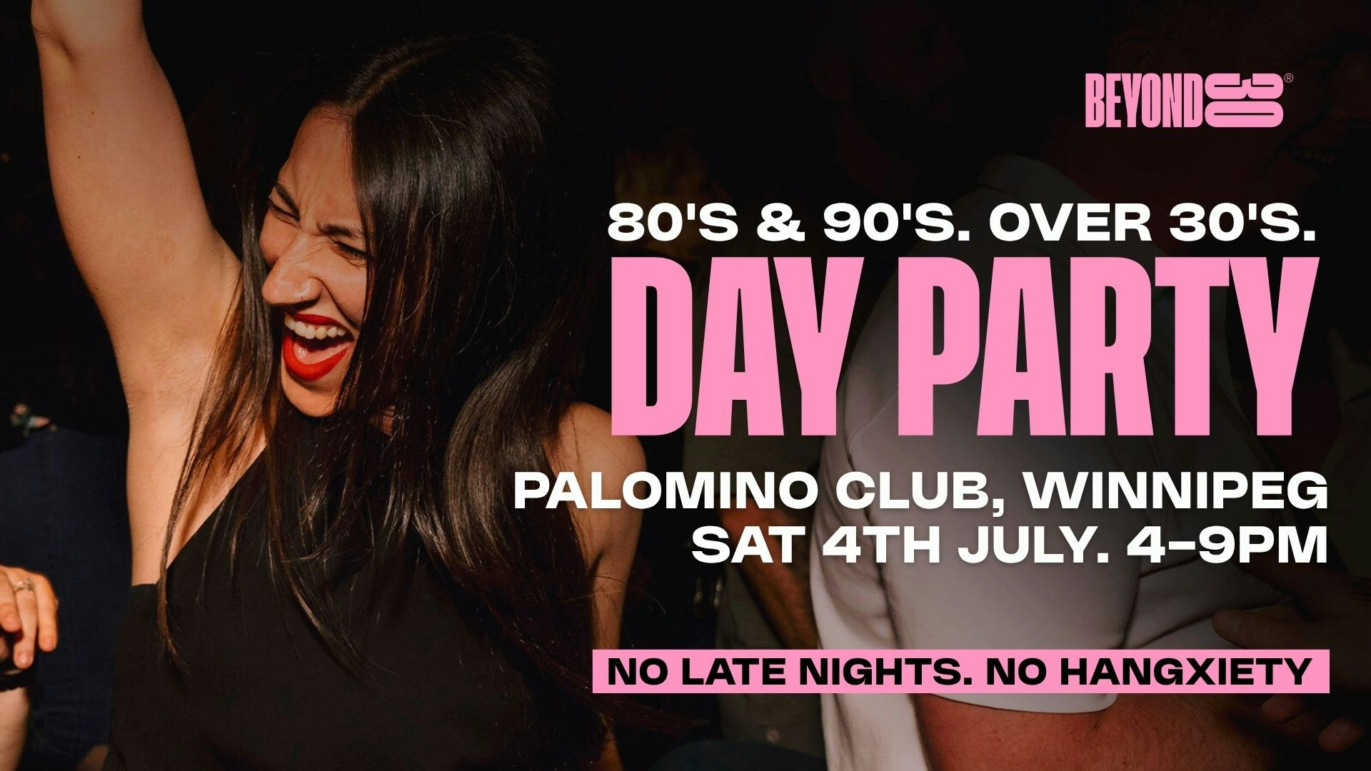 80s & 90s Over 30s Daytime Clubbing – Winnipeg🕺🏽
