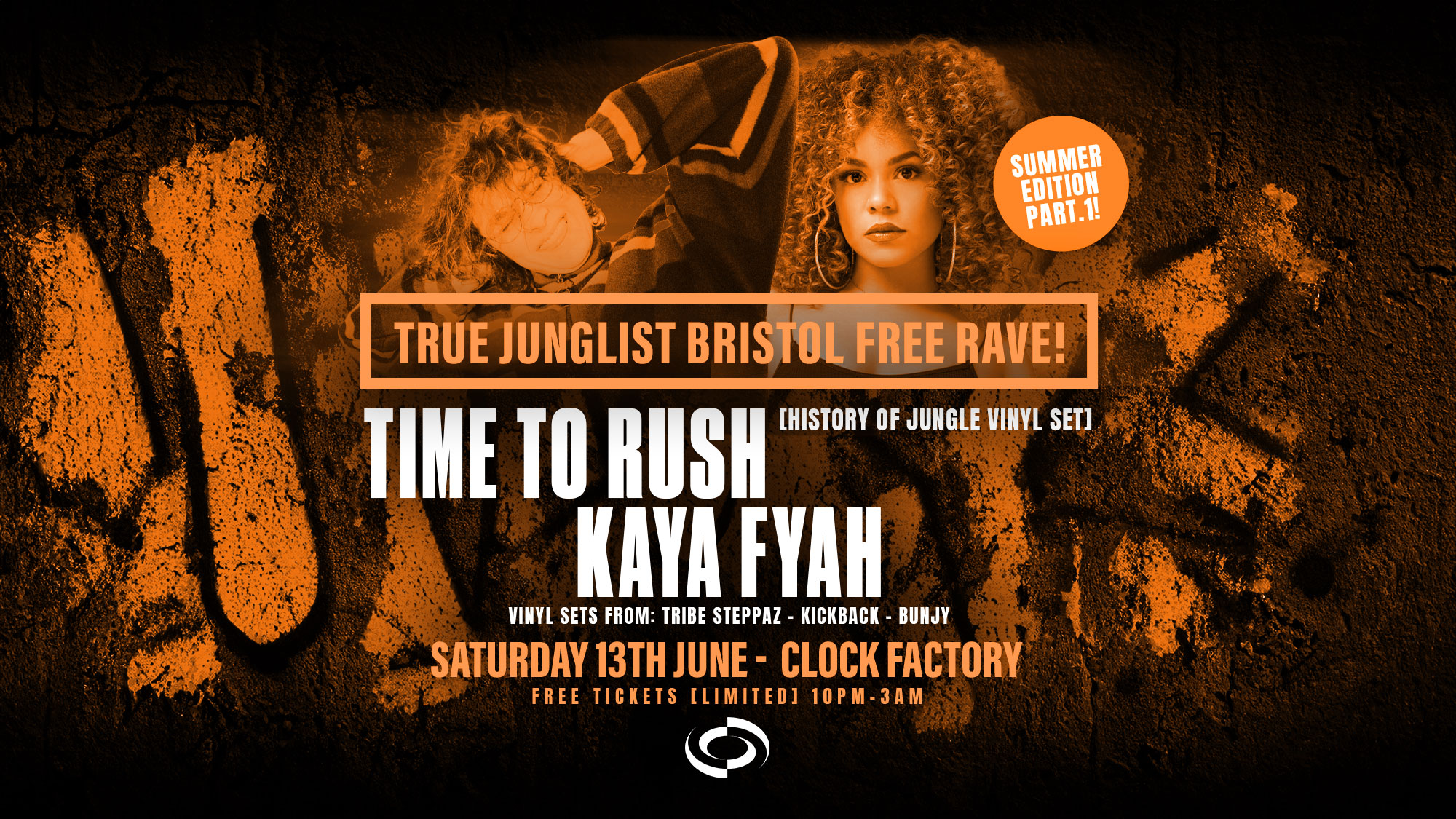 True Junglist FREE RAVE – Time to Rush (History of Jungle Vinyl Set) + Kaya Fyah
