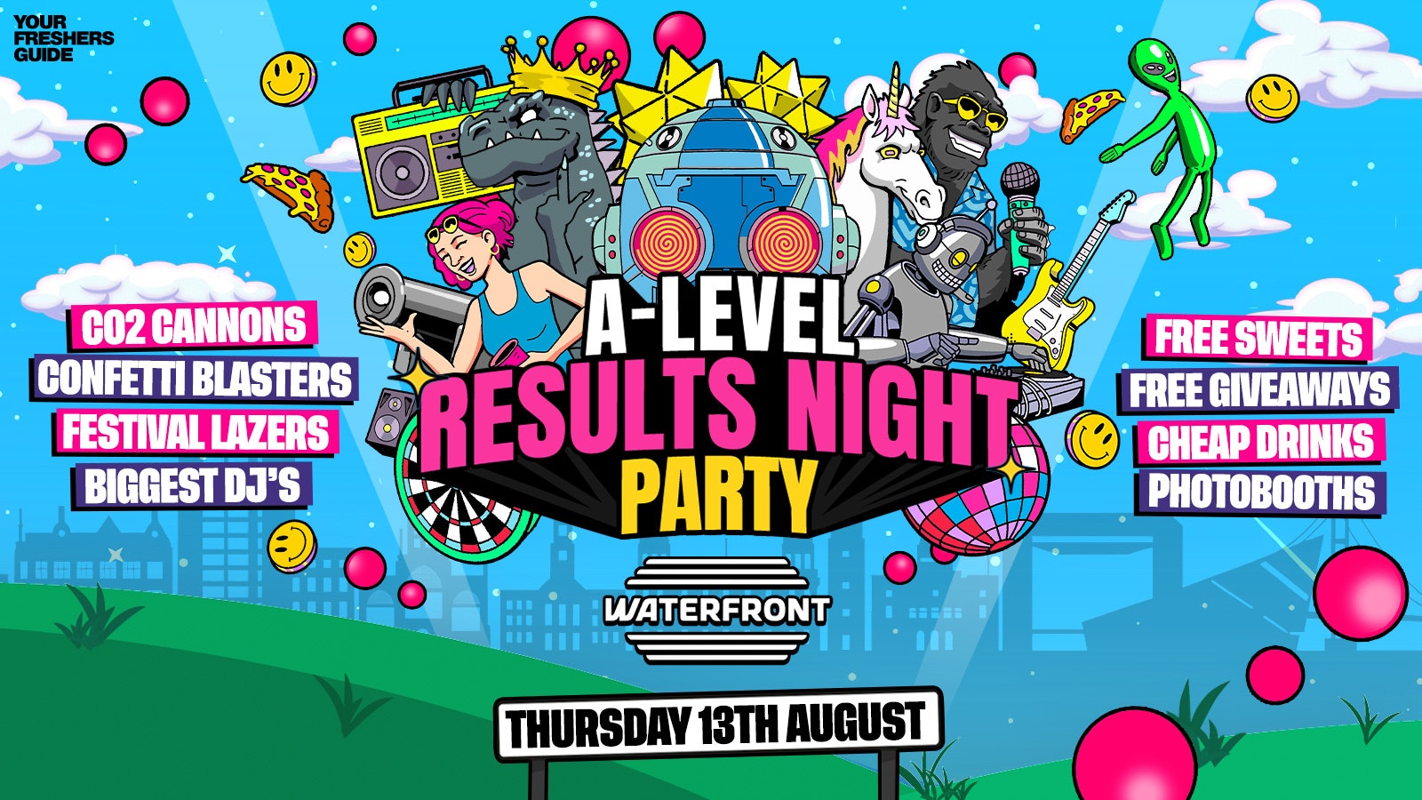 A-Level Results Night 2026 @ Waterfront Hull! – First 50 Tickets FREE!