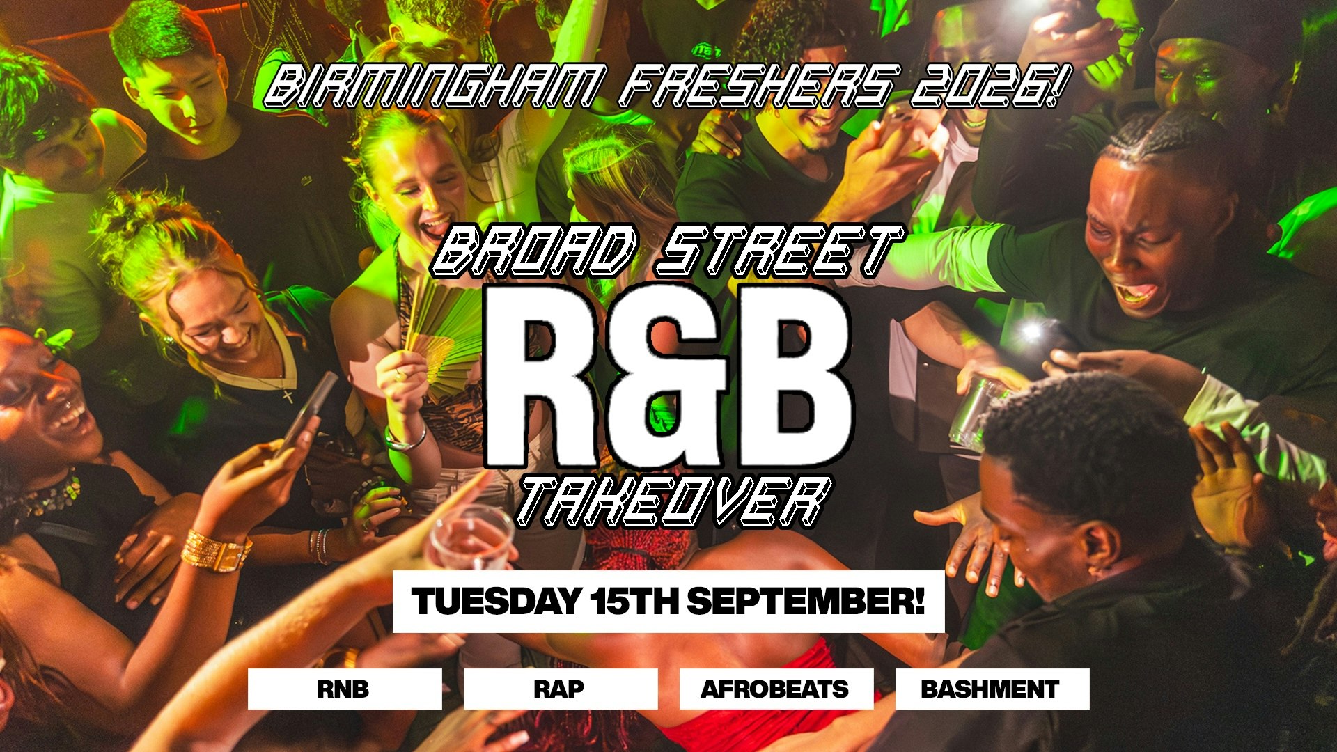 Official Broad Street FRESHERS RnB TAKEOVER 🔥