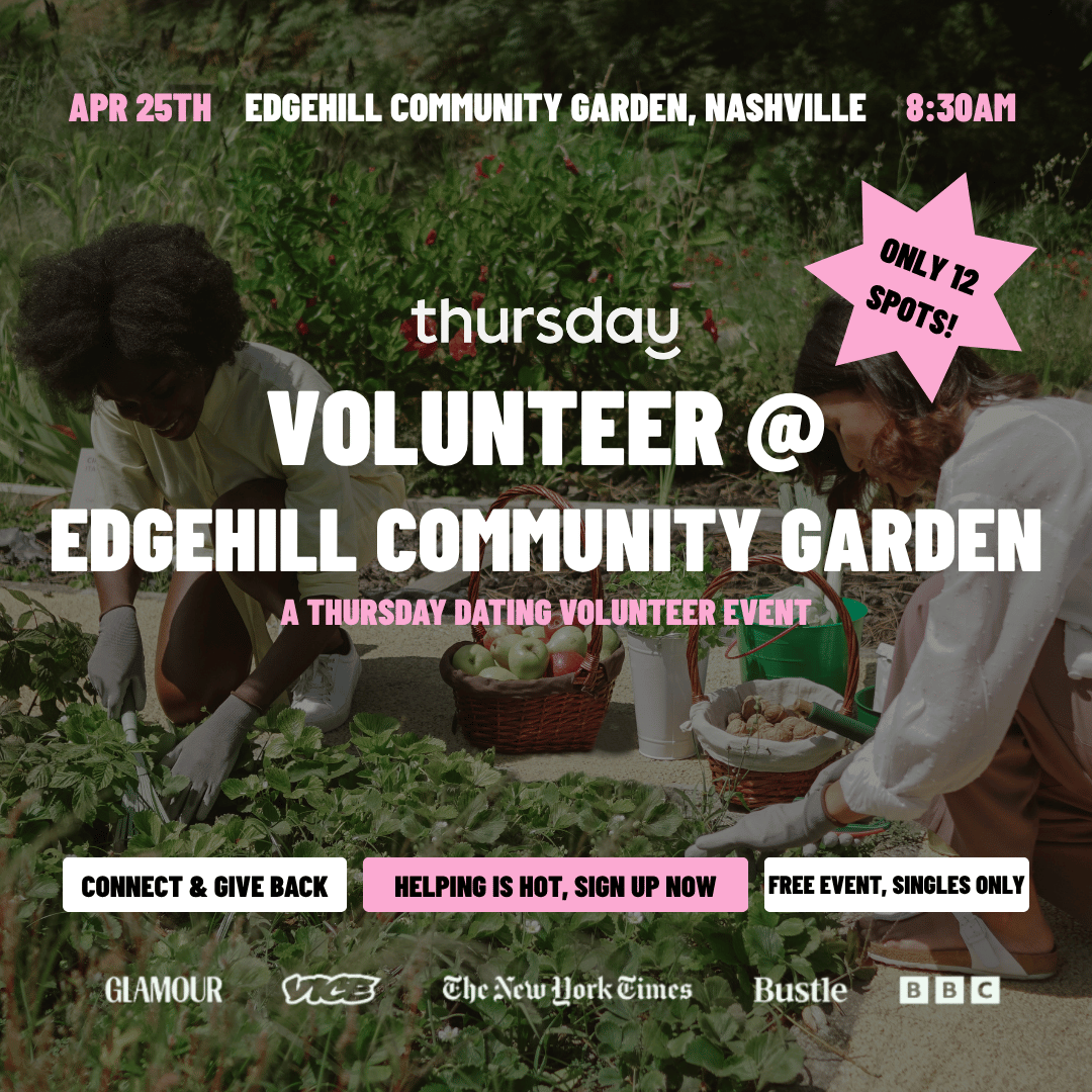 Saturday | Volunteer @ Edgehill Community Garden | Nashville