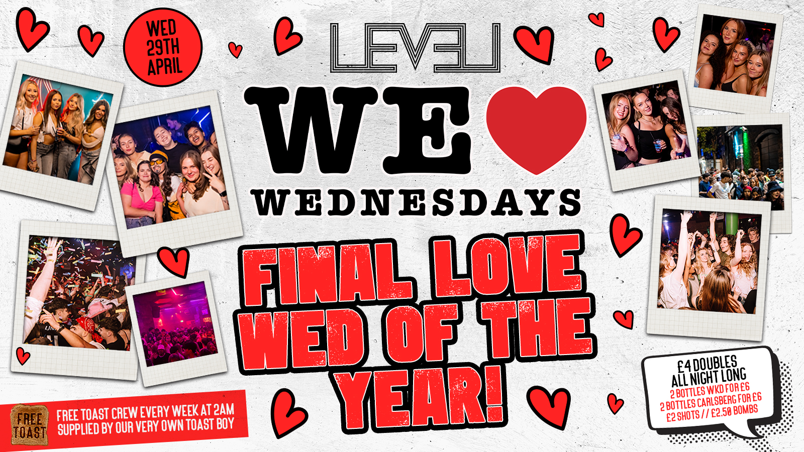 WE LOVE ❤️ WEDNESDAYS – THE FINAL PARTY OF THE YEAR – LIVERPOOL’S LEGENDARY WEDNESDAY NIGHT