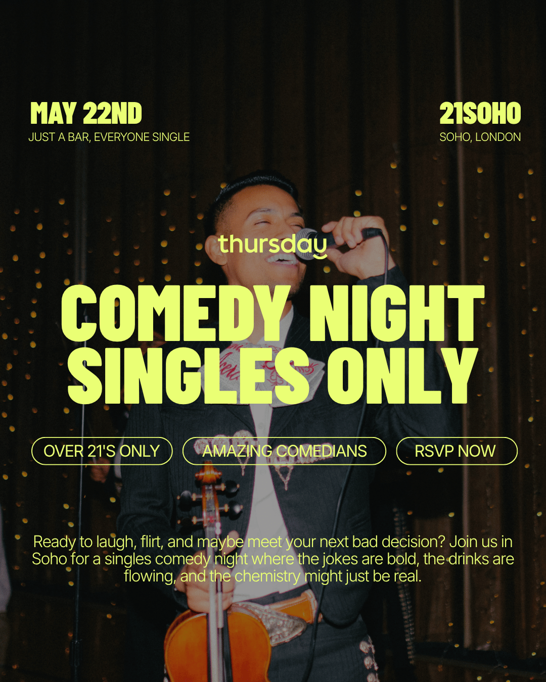 Friday | Comedy Night | 21Soho