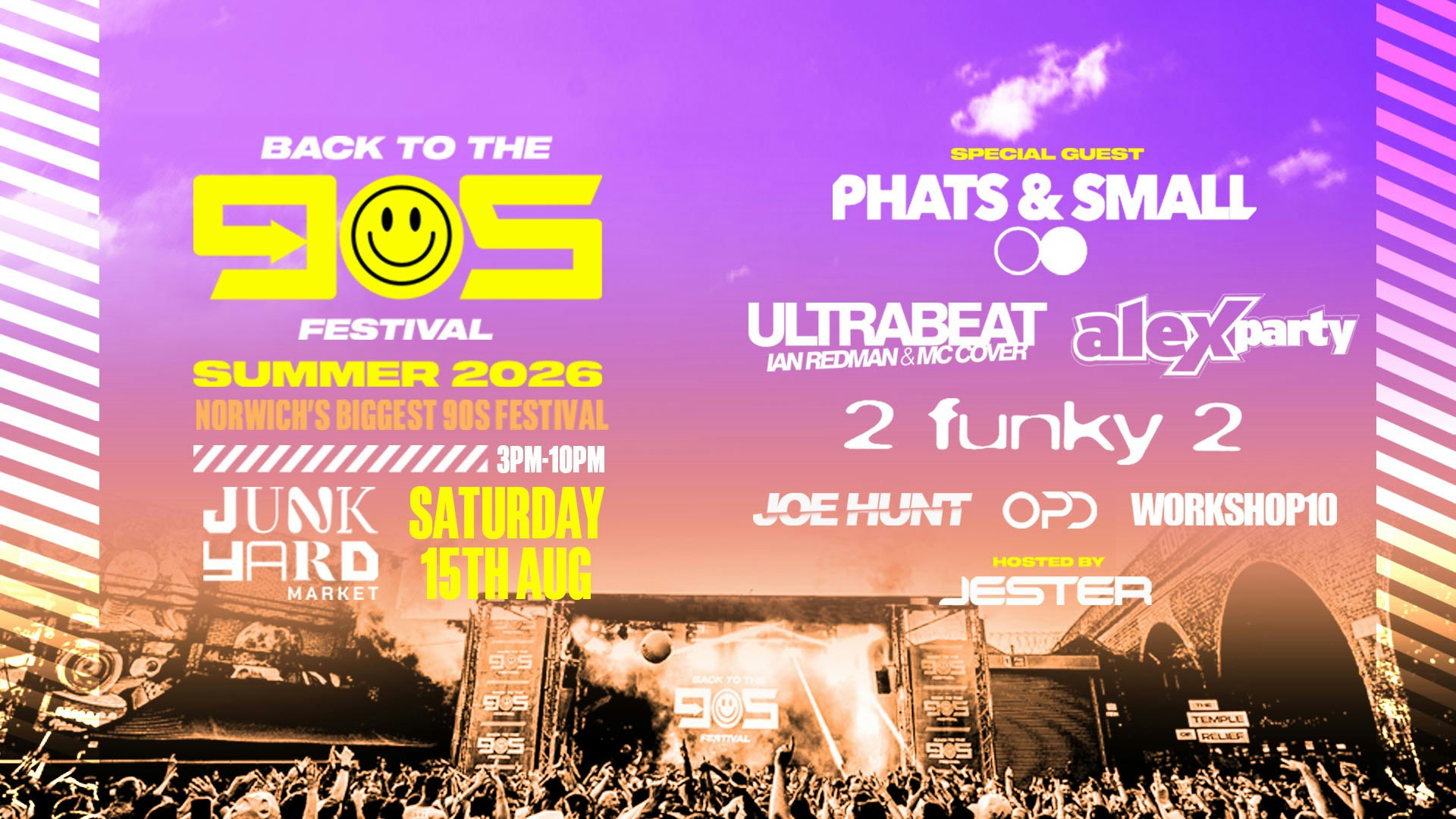 Back To The 90s – Summer Outdoor Festival – Norwich [TICKETS SELLING FAST!]
