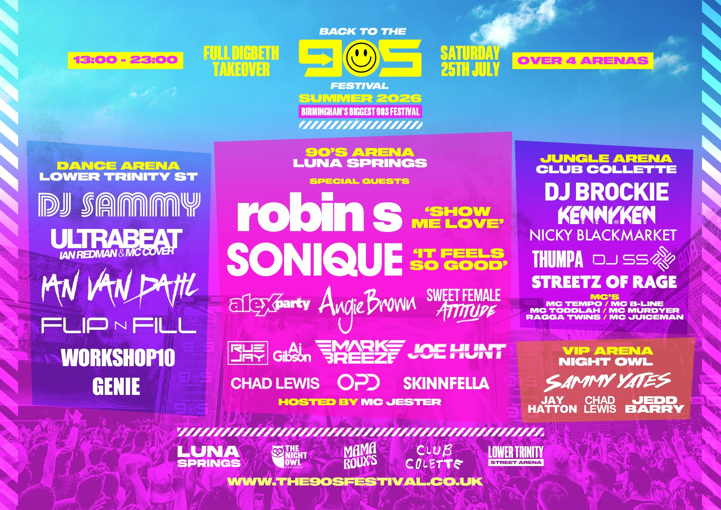 Back To The 90s – Summer Outdoor Festival – Birmingham [TICKETS SELLNG FAST!]!]