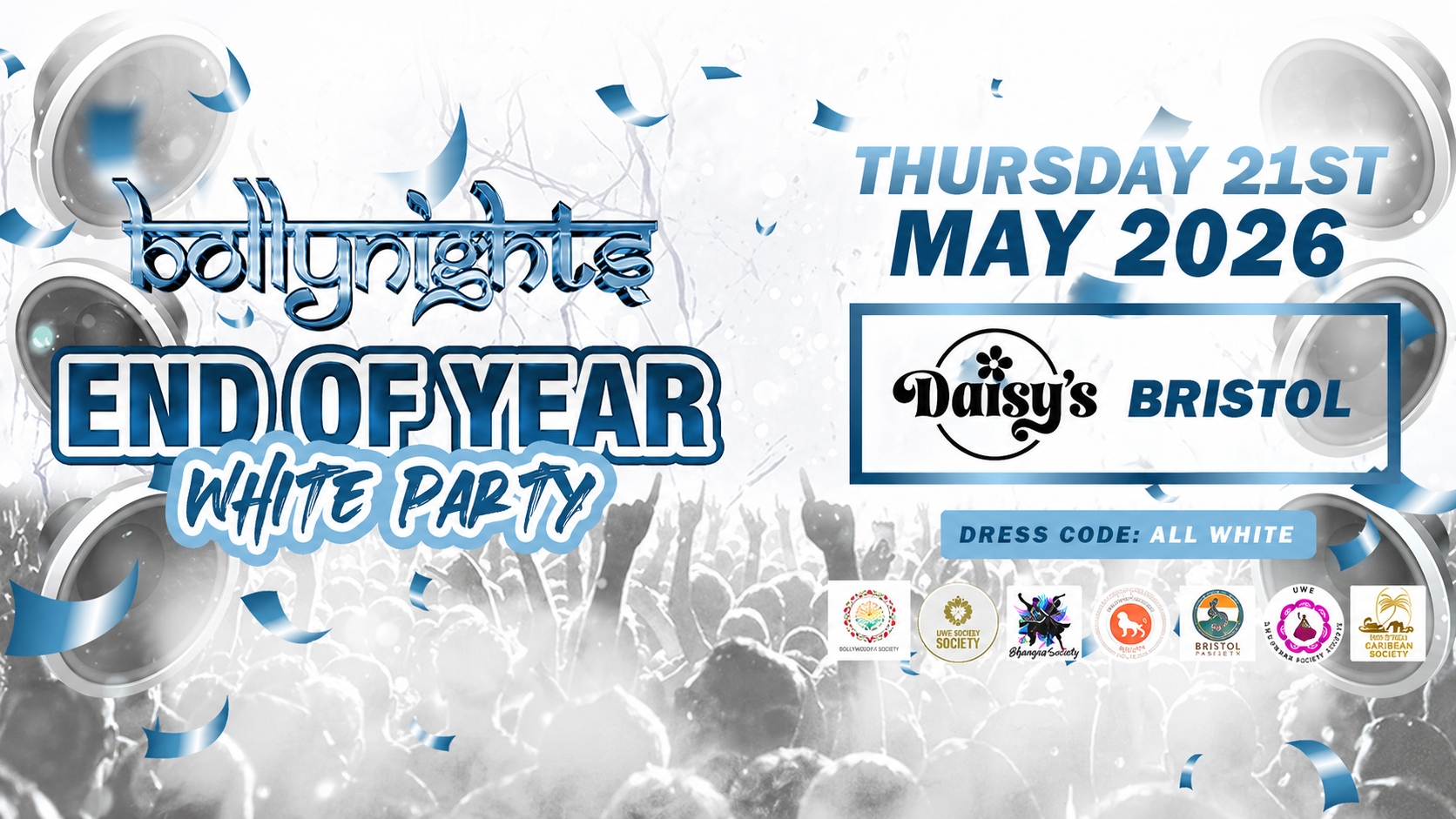 Bollynights Bristol – End Of Year Party | Thursday 21st May @ Daisys