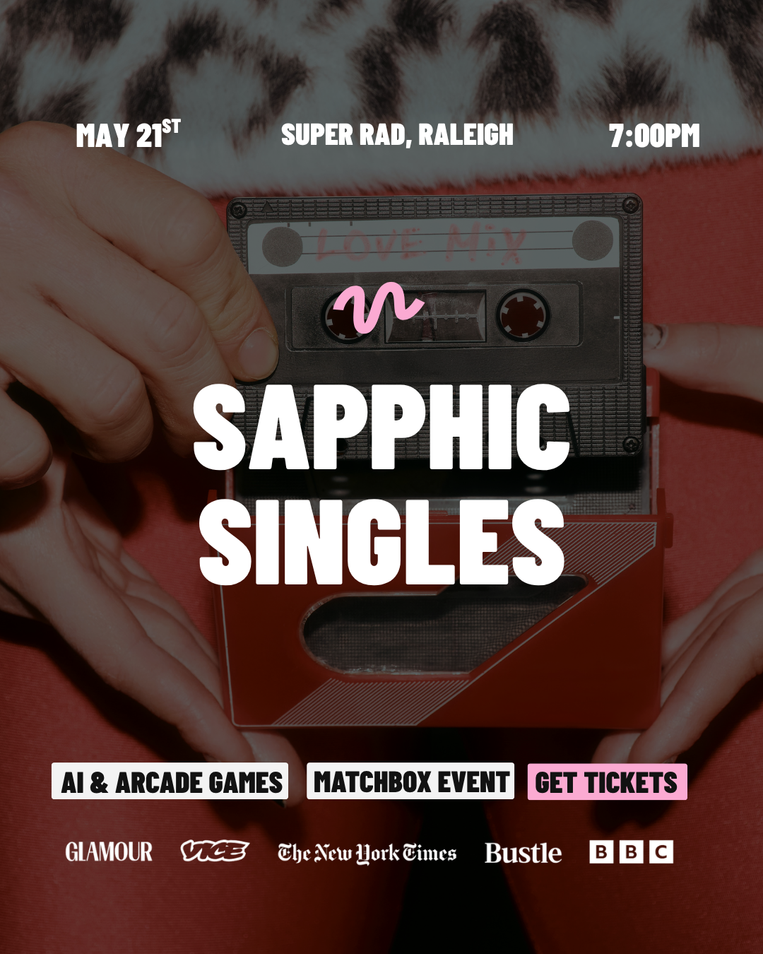 AI Matches & Arcades | Sapphic Singles Night | Raleigh