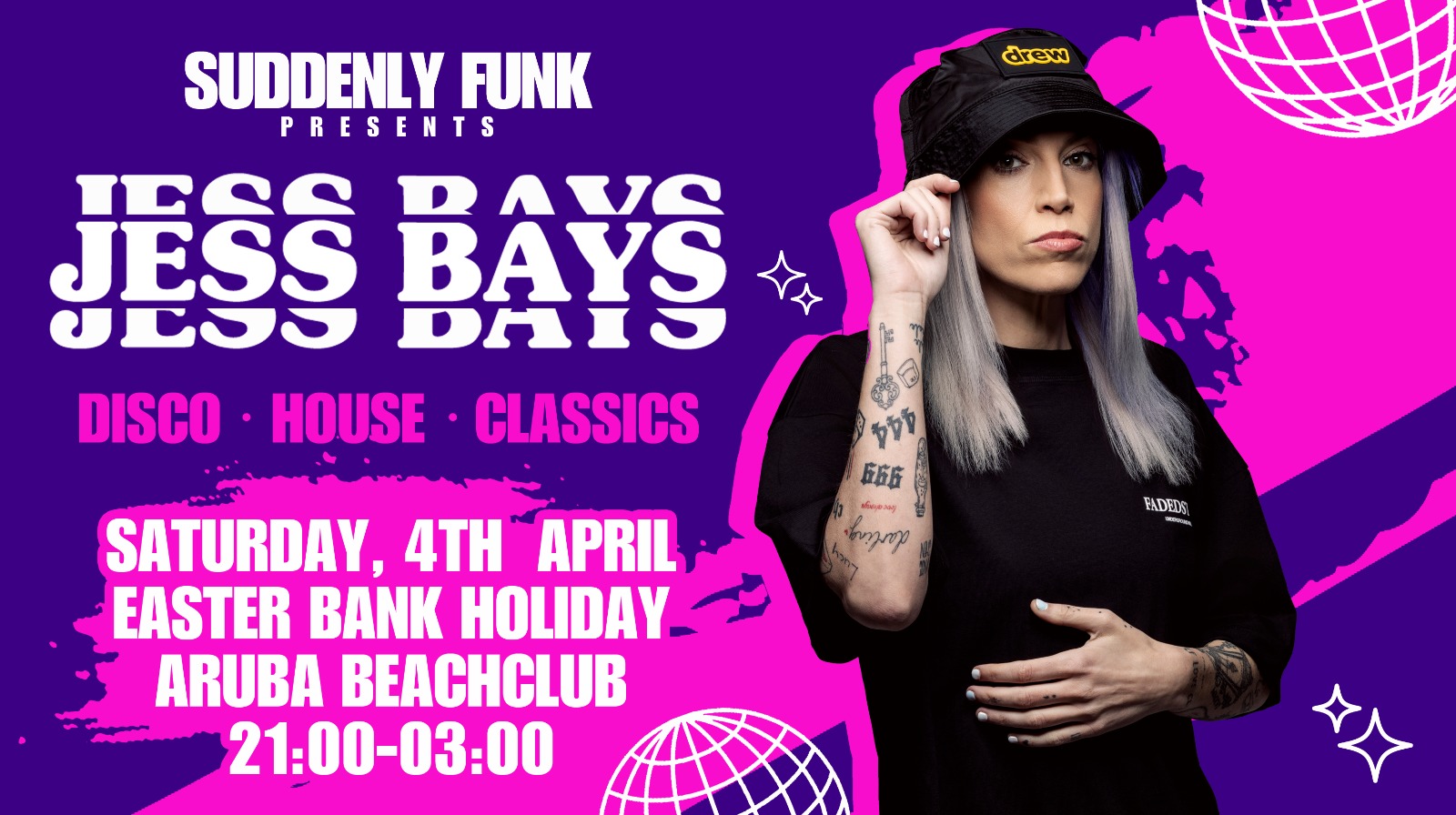 Suddenly Funk W/ JESS BAYS @ Aruba 04.04.26