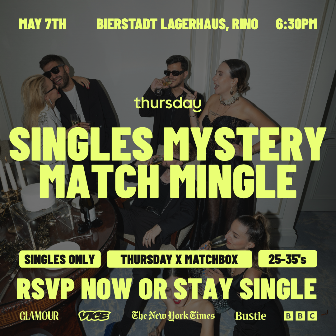 Thursday | Mystery Match Mingle (25 – 35) | Rino