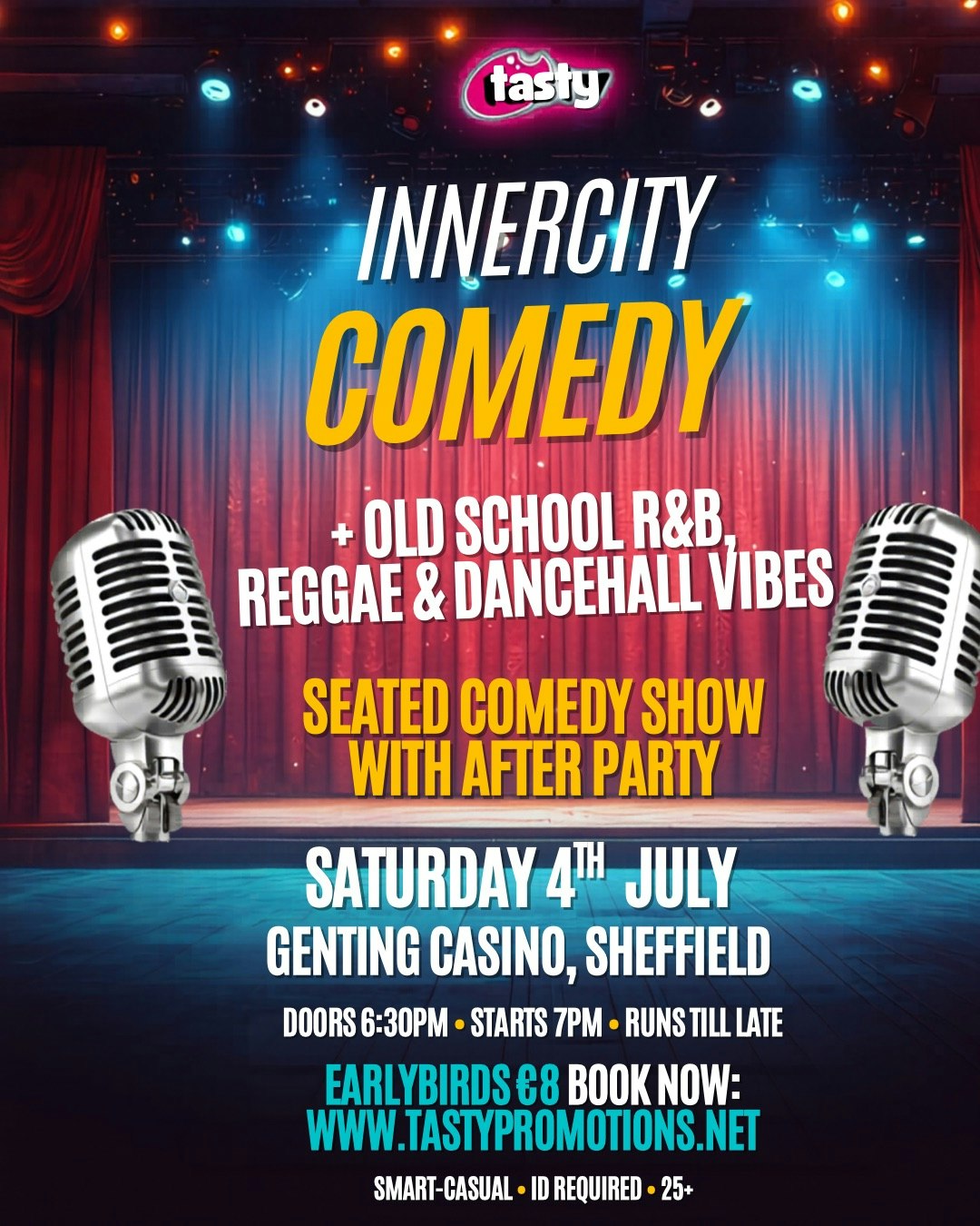 InnerCityComedy – Comedy + R&B/Reggae Night