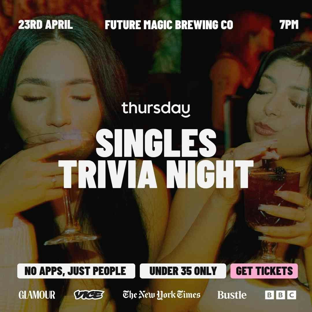 Thursday | Singles Trivia Night @ Future Magic Brewing Co. (U35) | East Brisbane