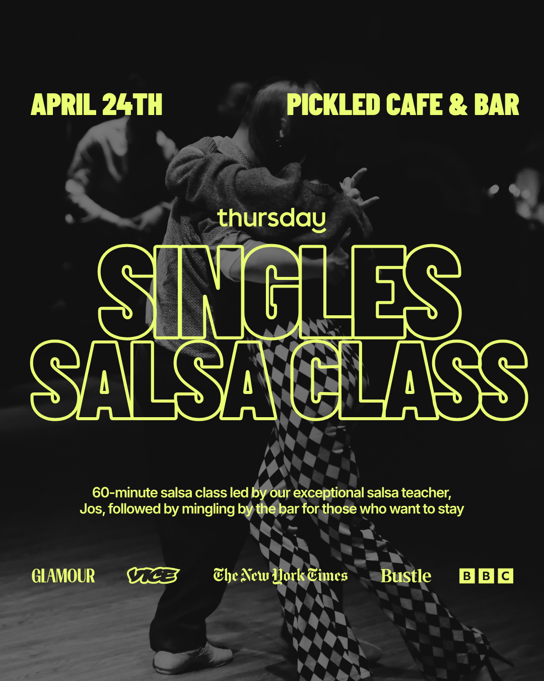 Friday | Singles Salsa Class | Pickled Cafe & Bar
