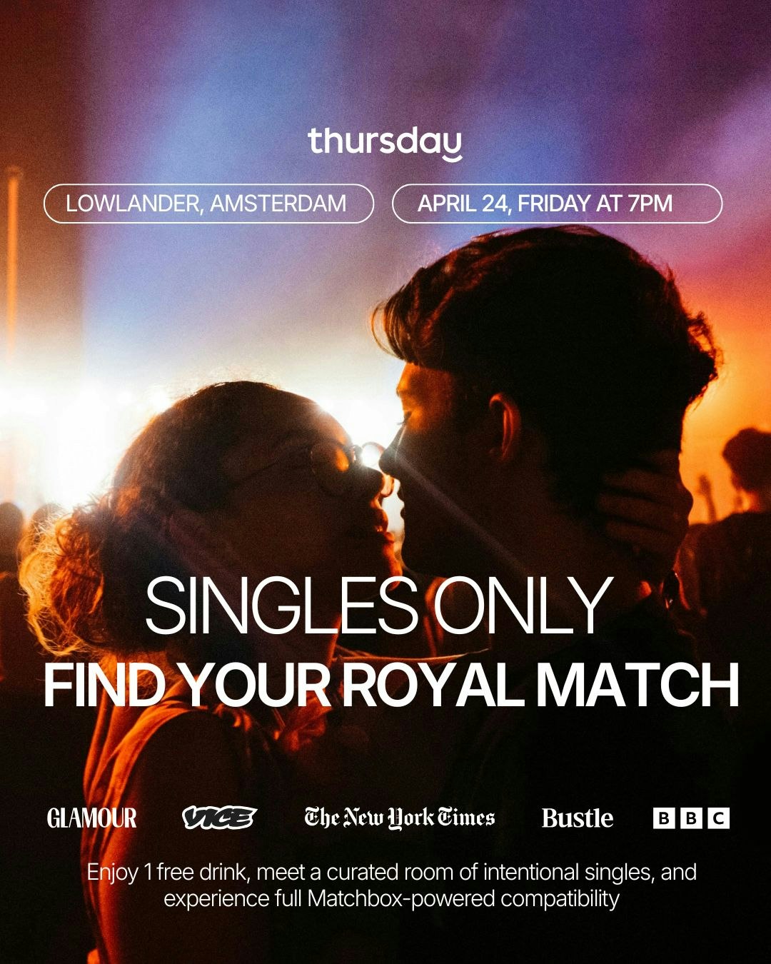 Friday | Singles Only: Find Your Royal Match 👑 | Lowlander (Final Edition)