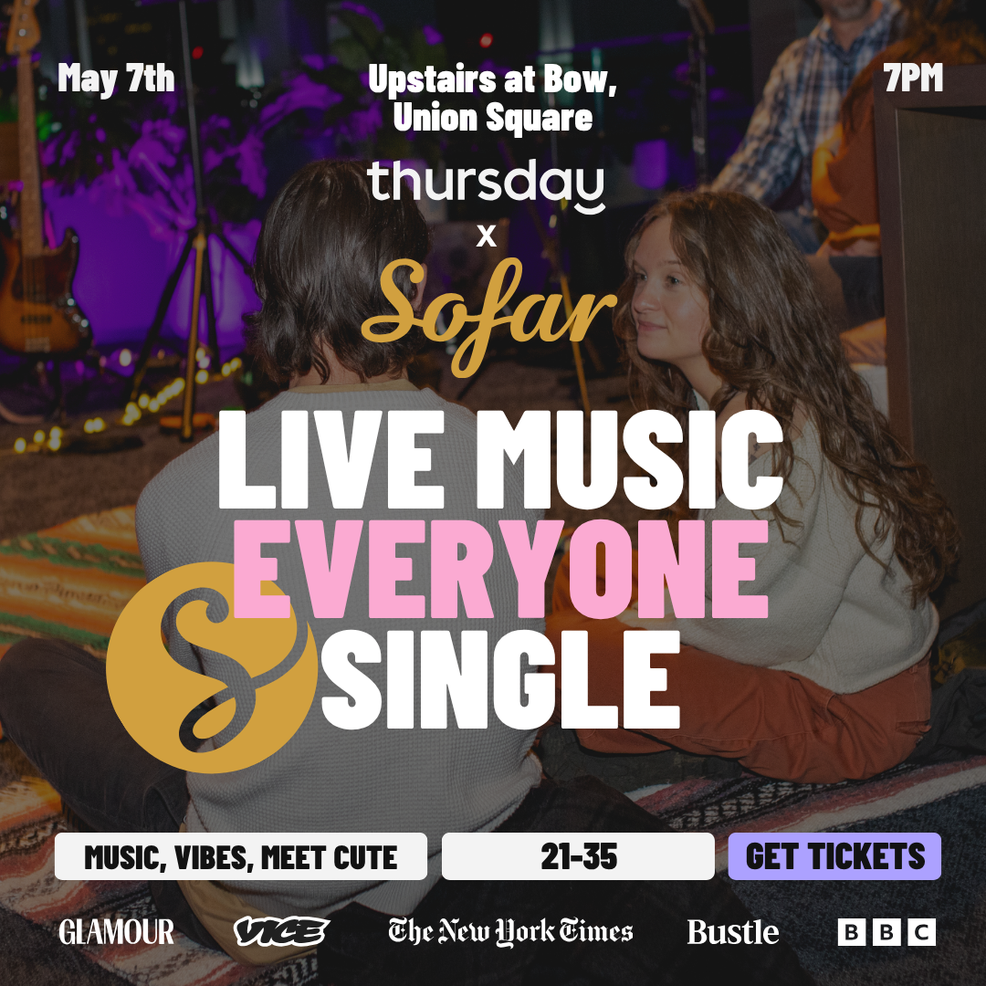 Thursday x Sofar Sounds | Upstairs at Bow (Under 35s) | Union Square