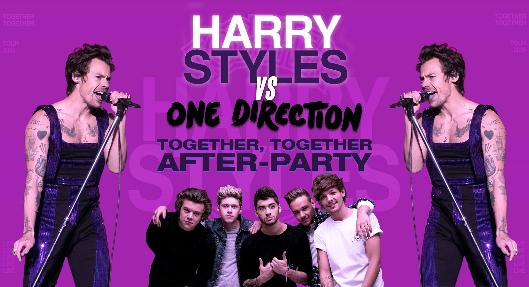 Harry Styles vs One Direction: Together Together Afterparty (Amsterdam)