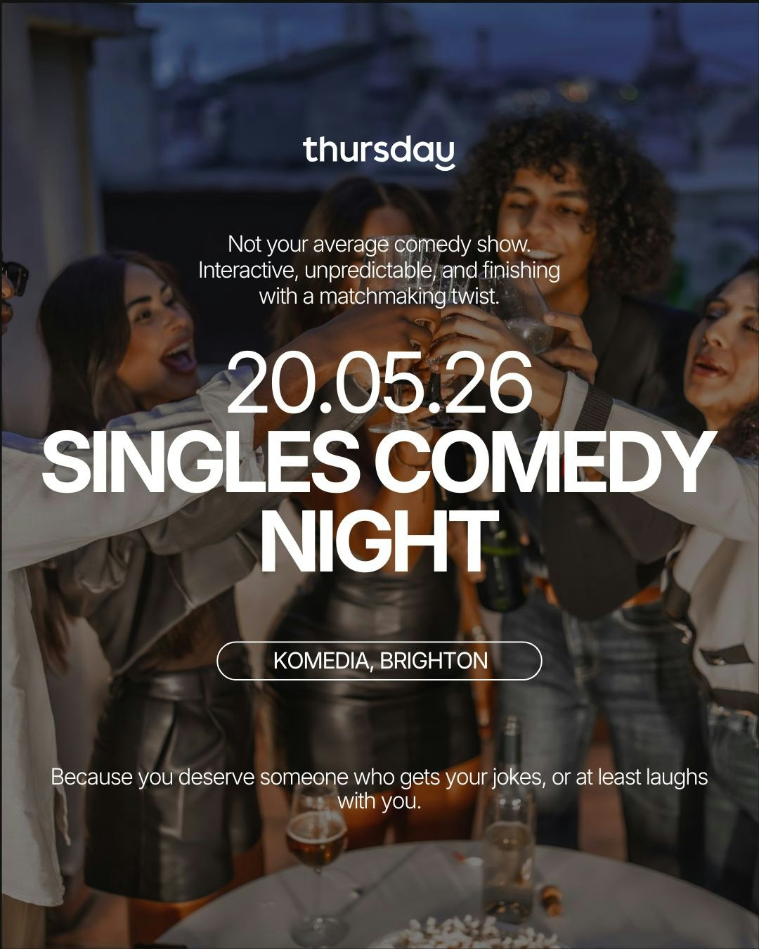 Wednesday | Singles Comedy Night | Komedia, Brighton