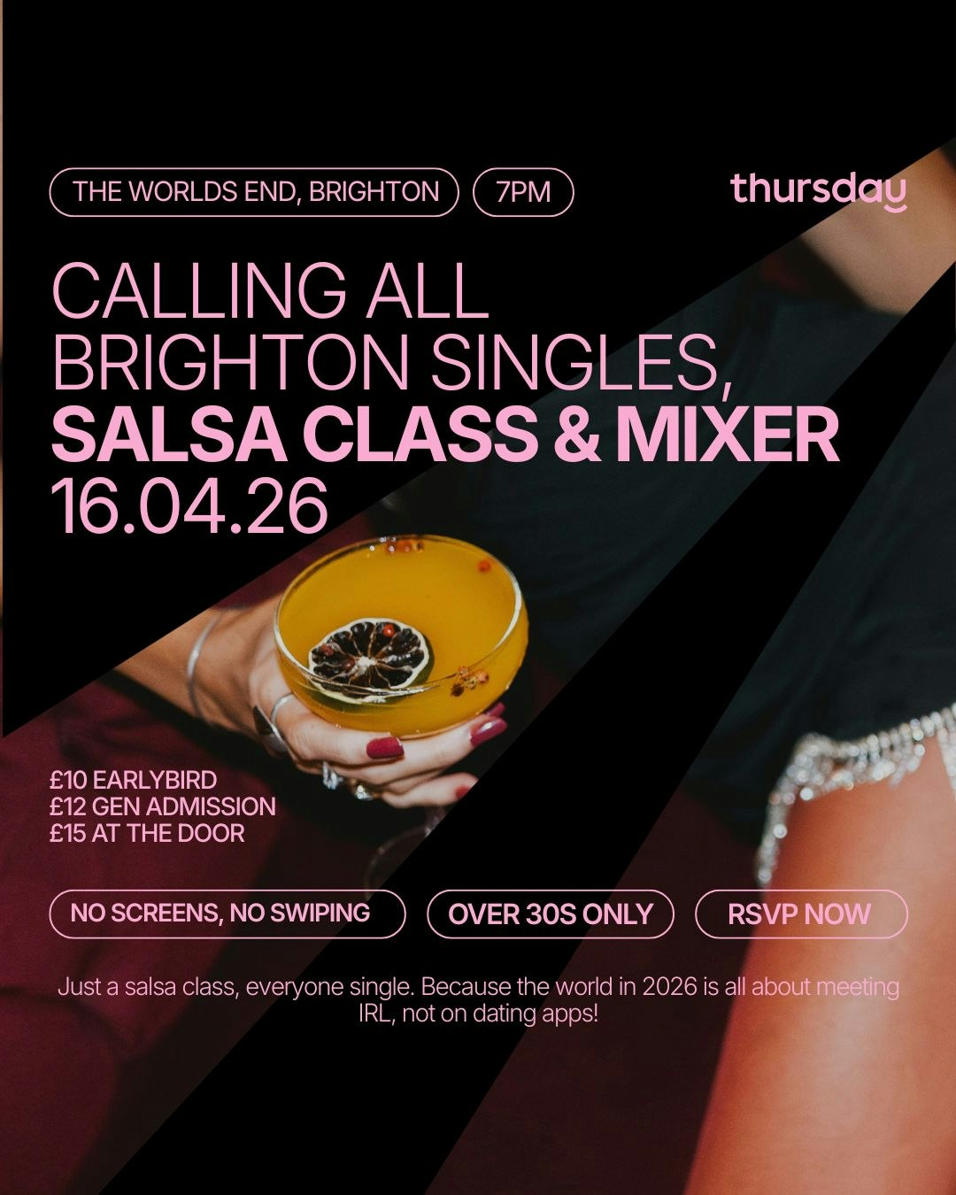 Thursday | Salsa Class & Singles Mixer | The Worlds End
