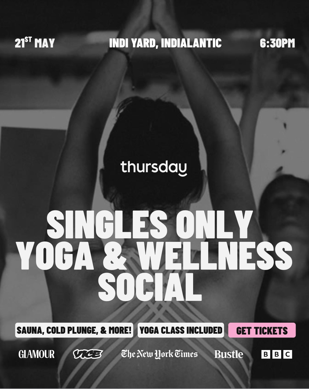 🧘‍♀️Thursday | Singles Only Yoga & Wellness Social | Indialantic, FL